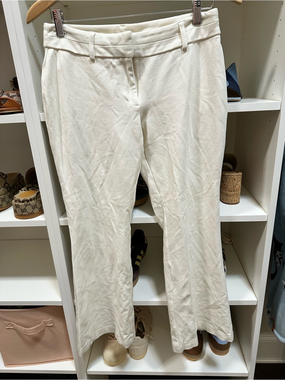 Chico’s ivory stretch fabric pants size .5